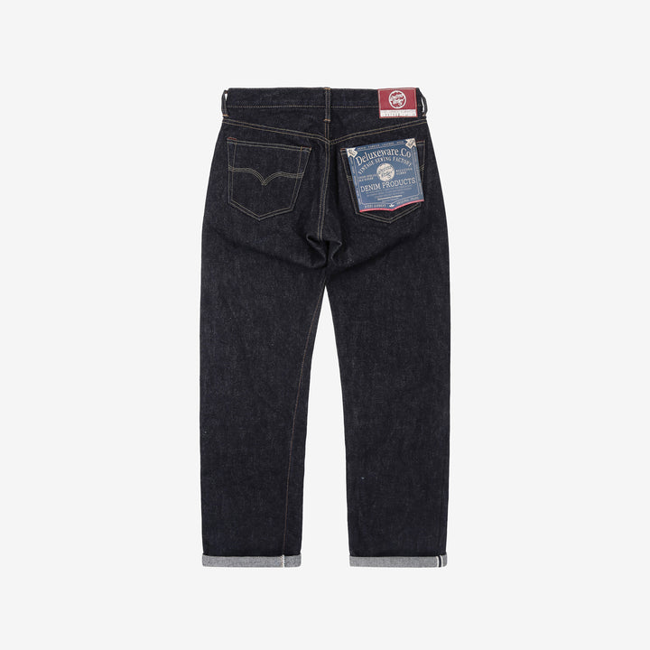 Deluxeware DX7022 22oz Selvedge Denim Jeans – Full Back View