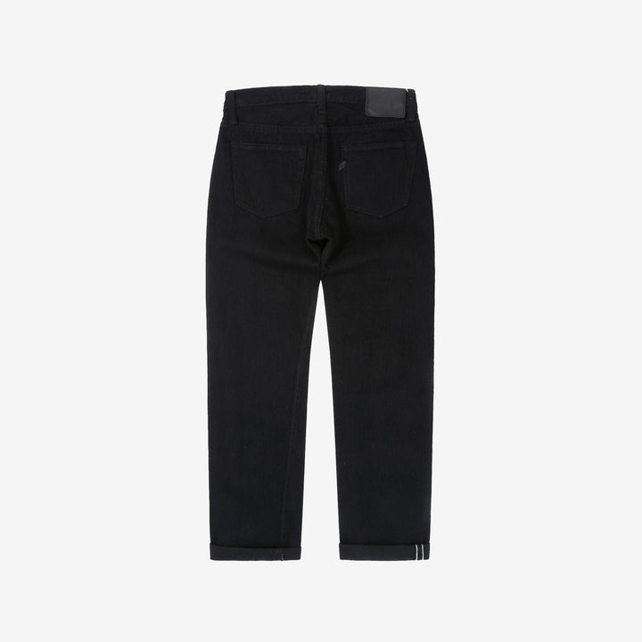 Pure Blue Japan black selvedge denim XX-003 regular straight jeans Japan back