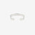 Moto BC-01G eagle silver bangle K18 gold accent native style handmade bracelet Japan back view