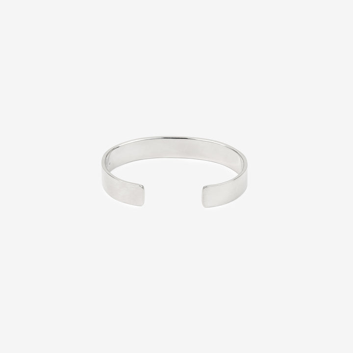 Moto BC-01G eagle silver bangle K18 gold accent native style handmade bracelet Japan back view