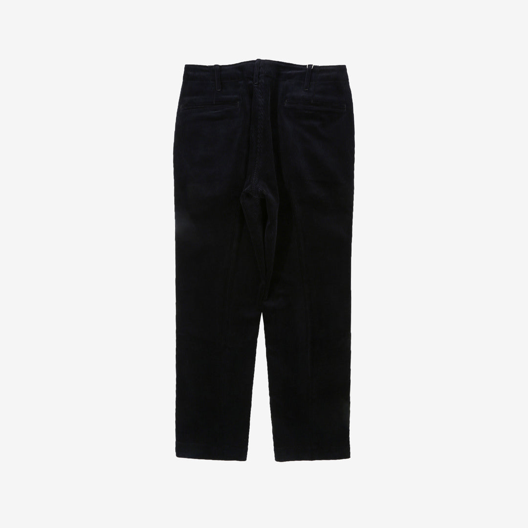 boncoura 8 wale corduroy 41 trousers navy made in japan