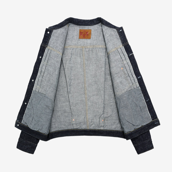 Omoto Denim 3115 13.5oz selvedge Type 1 denim jacket made in Japan inner view