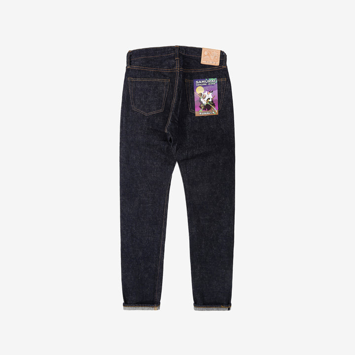 Samurai Jeans S211VX Benkei 17oz selvedge denim relaxed tapered fit front view back view