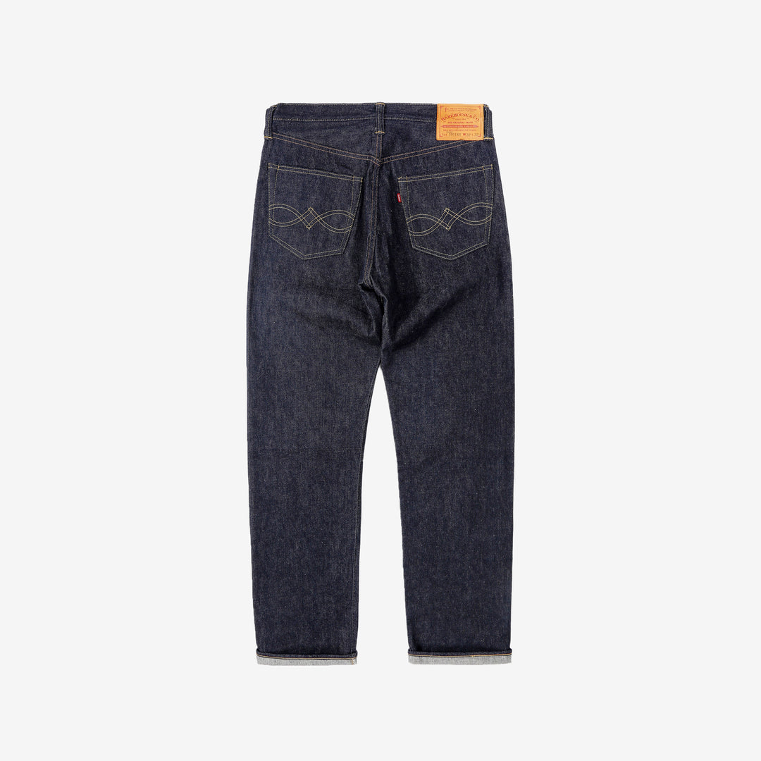 Warehouse & Co. Lot 1001XX1000XX DSB 1947 Model 13.5oz Selvedge Denim Jeans Made in Japan back view