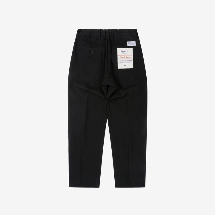 Sugar & Co SGR-S01 12oz selvedge black denim gentle pants back view