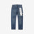 Brú na Bóinne 7772A 13.5oz Selvedge Denim - Midnight Flowers Vintage Wash Back View