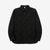 Pure Blue Japan 2239-BK Jacquard Patchwork Boro Shirt - Black x Black Made in Japan Front View
