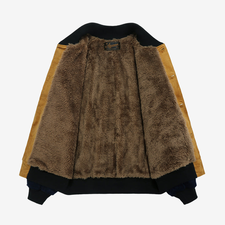 Stevenson Overall GA1 Golden Era Athletic jacket navy mustard lining