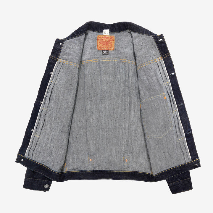 Freewheelers 2621002 Lot 506 XX 1941 Type 1 Denim Jacket – Interior View