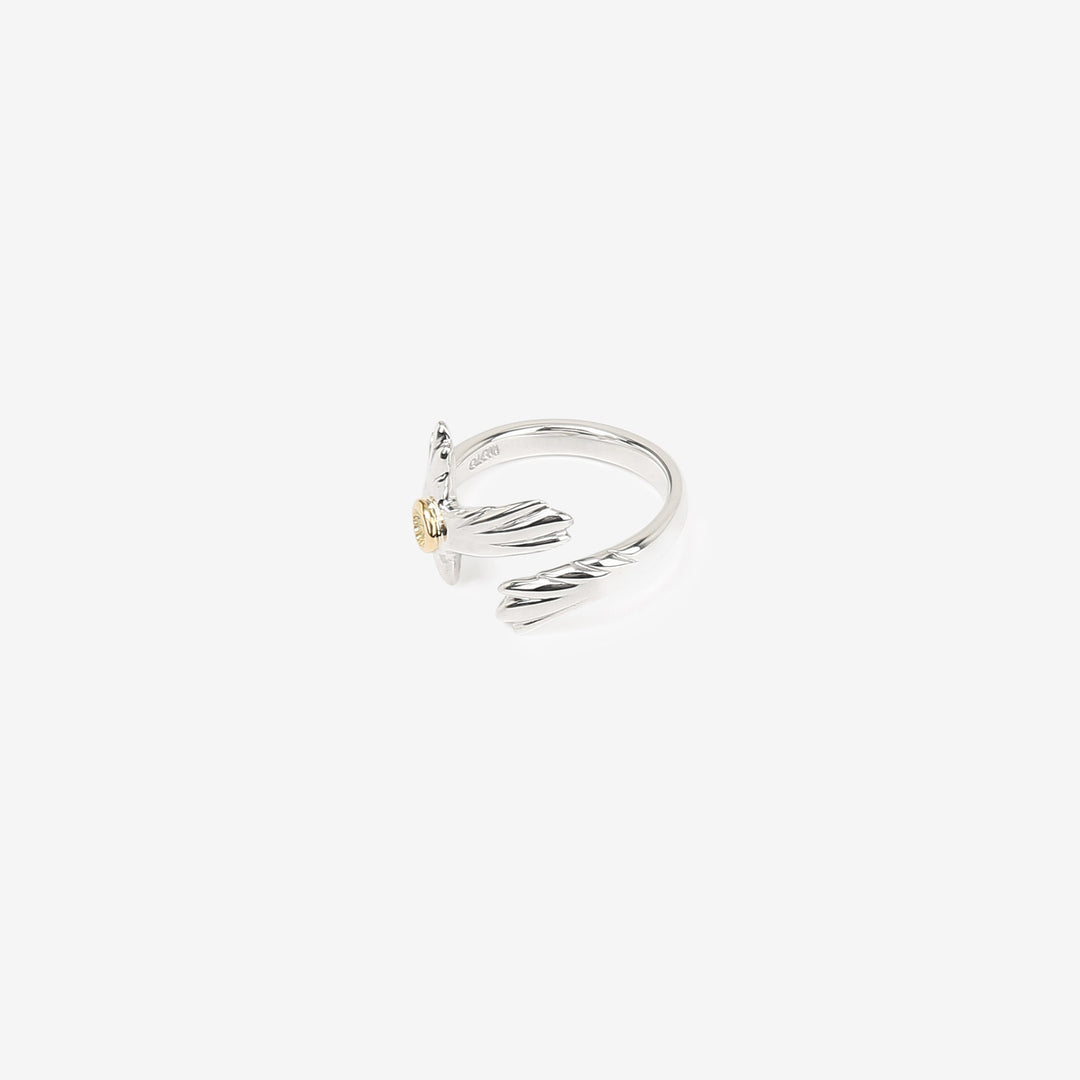 Moto RC-02 eagle silver ring K18 gold accent native style Japan handcrafted jewelry side