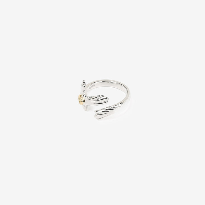 Moto RC-02 eagle silver ring K18 gold accent native style Japan handcrafted jewelry side