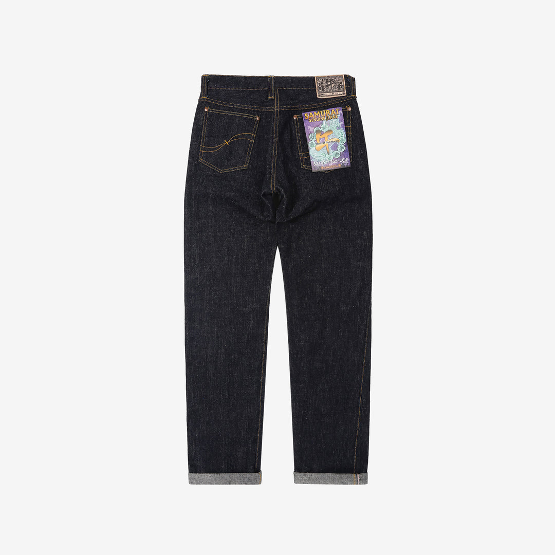 Samurai Jeans S210XJ17oz-26U "Year of the Horse" 17oz Selvedge Denim - Back Full View