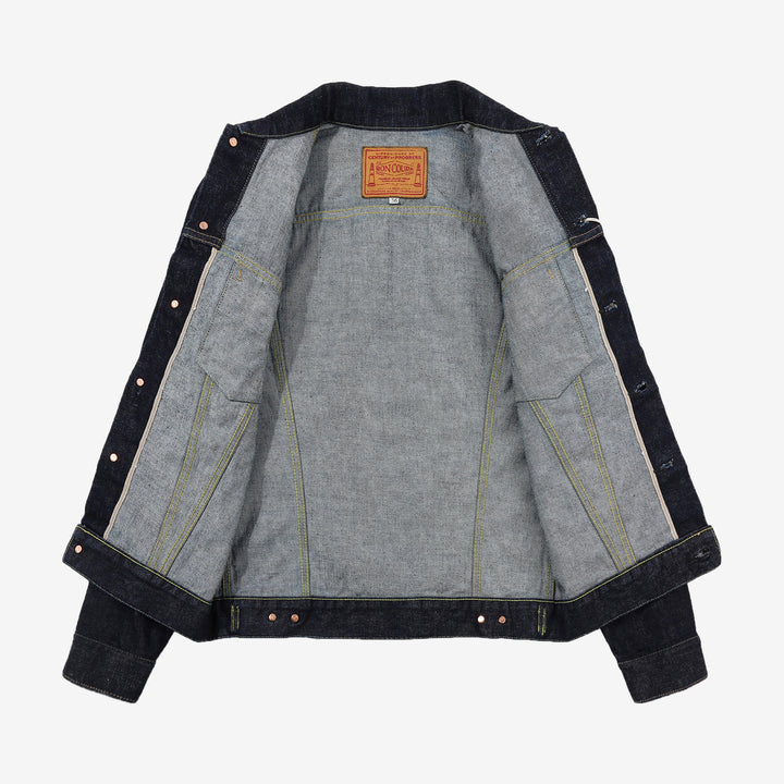 boncoura 15oz selvedge denim type 3 jacket indigo made in japan