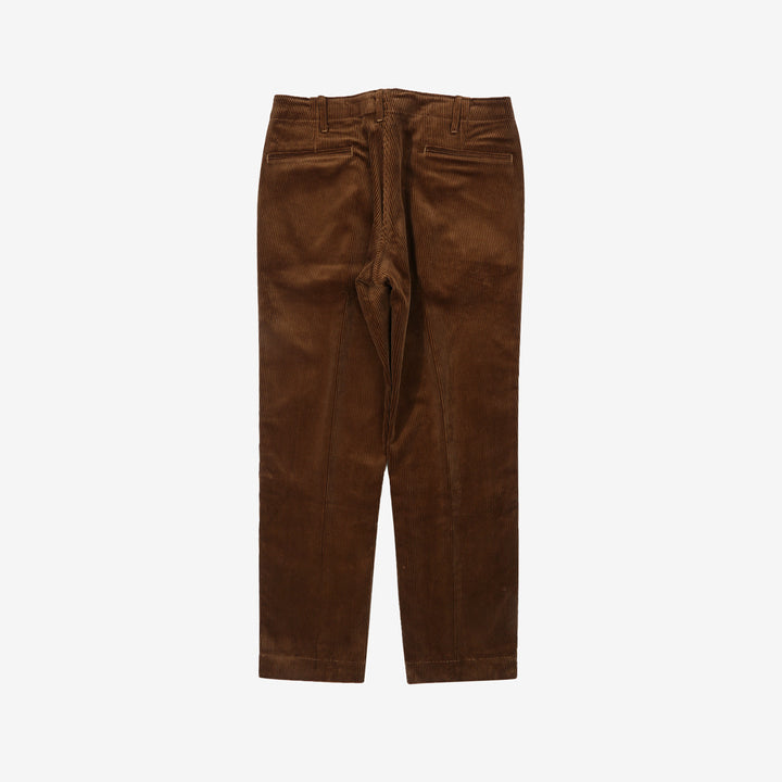 boncoura 8 wale corduroy 41 trousers brown made in japan