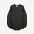 Freewheelers heavyweight rib knit long sleeve t shirt crew neck underwear Japan black front