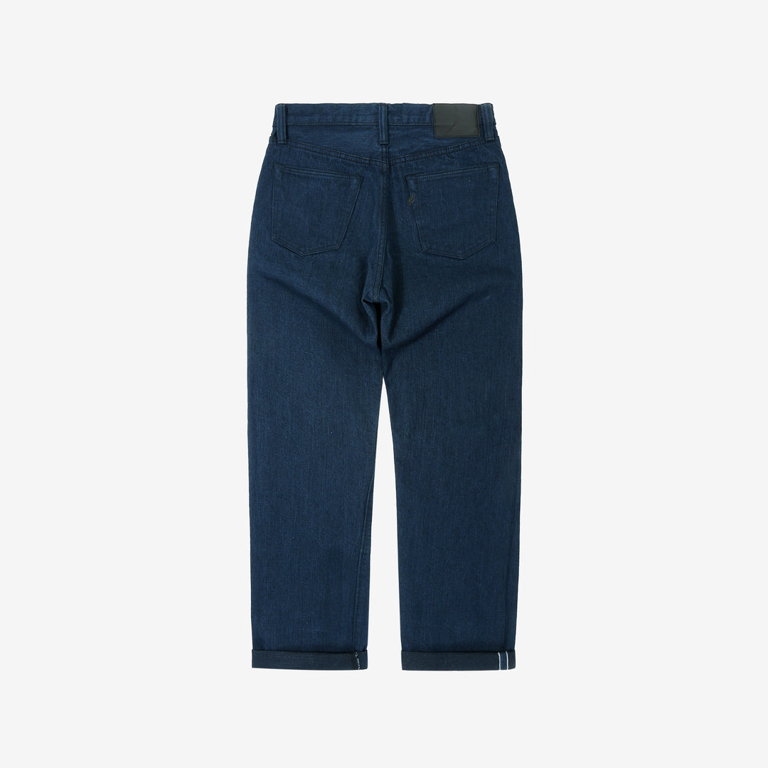 Pure Blue Japan OCE-002 14oz Oceanic Indigo Selvedge Jeans – Back View