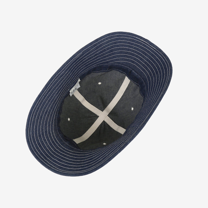 Warehouse Lot 5200 denim army hat full brim daisy hat made in Japan indigo cotton inside