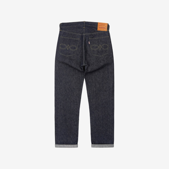 Warehouse Dead Stock Blue Lot 1000XX Straight Fit Jeans – - Back View