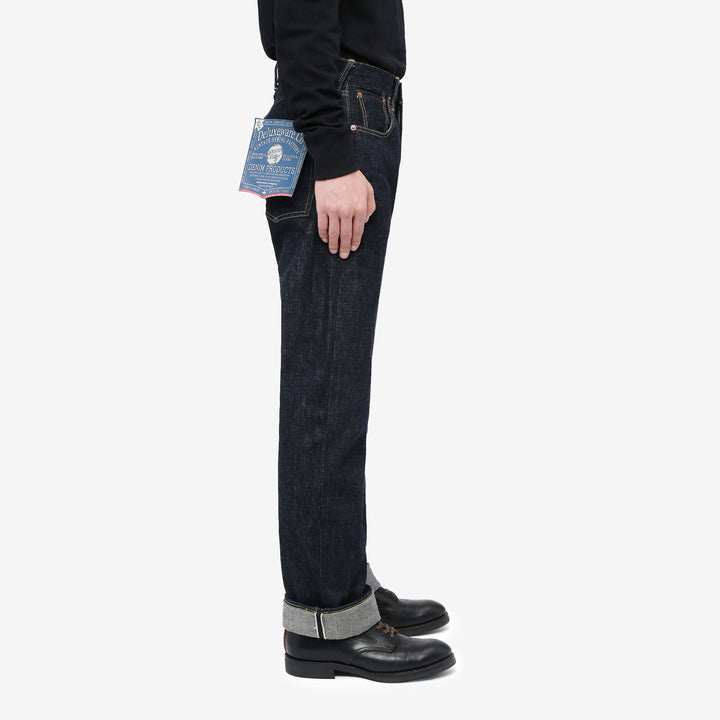 Deluxeware 1953XX 13.6oz selvedge denim straight fit made in Japan indigo jeans wear image side
