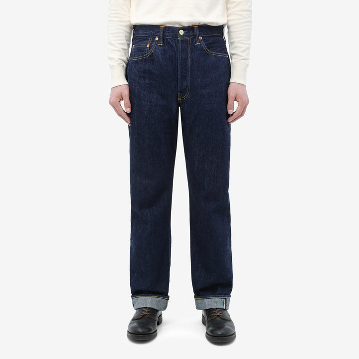 Freewheelers Vanishing West Lot 601XX 1947 selvedge denim jeans regular straight fit indigo Japan image front