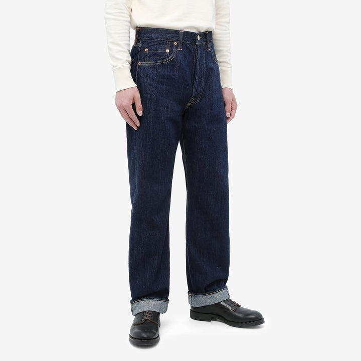 Freewheelers Vanishing West Lot 601XX 1947 selvedge denim jeans regular straight fit indigo Japan image side