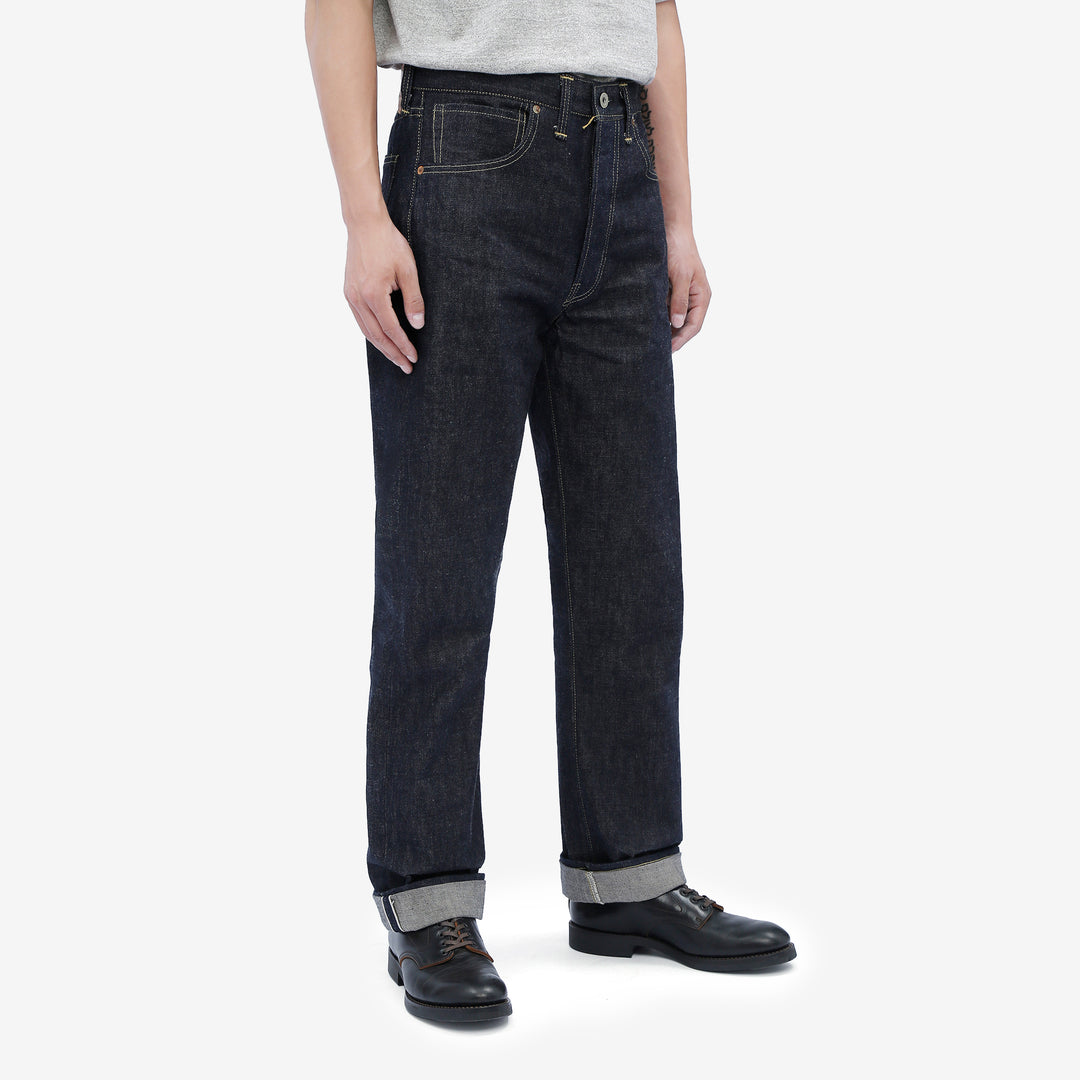 Warehouse S1003XX-LTD 14oz Selvedge Jeans – Model Three-Quarter Front View