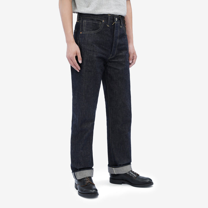 Warehouse S1003XX-LTD 14oz Selvedge Jeans – Model Three-Quarter Front View