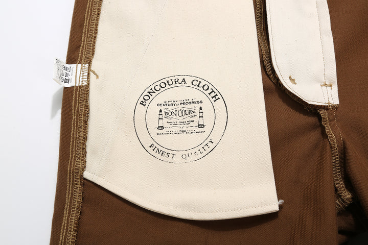 Boncoura 8W "kōruten" Corduroy 41 Trousers - Brown