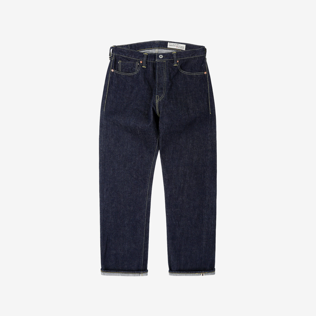 Boncoura 43XX WWII Natural Indigo Dyed Selvedge Denim 15th Anniversary Model Made in Japan front view