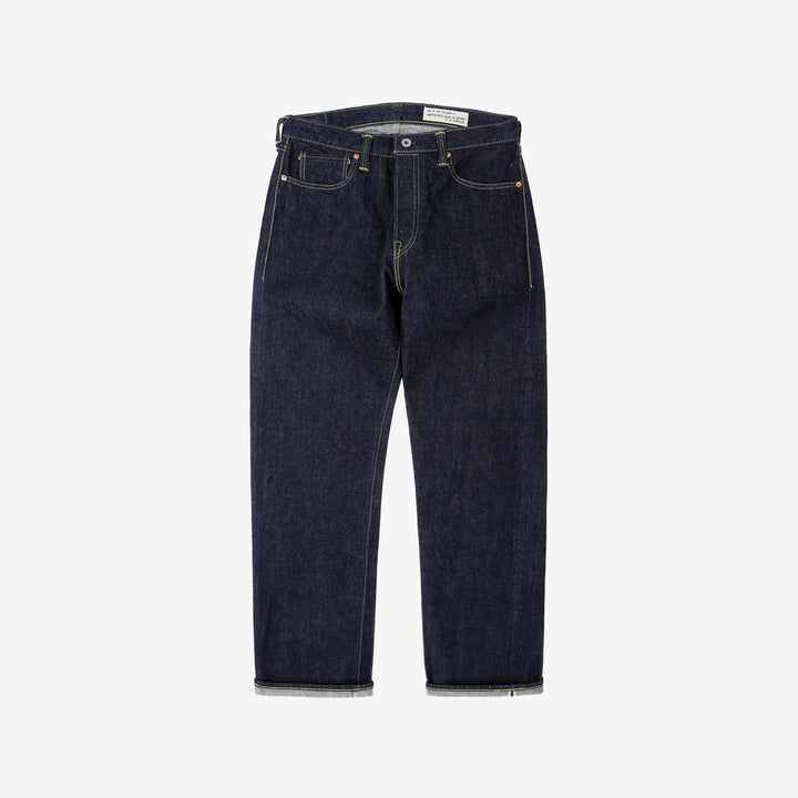 Boncoura 43XX WWII Natural Indigo Dyed Selvedge Denim 15th Anniversary Model Made in Japan front view