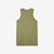 Stevenson Overall Co. Dual Comfort Cotton Tank Olive Made In Japan Back View Front