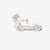 Moto EG-02 eagle silver pendant medium K18 gold accent native style Japan handcrafted jewelry back