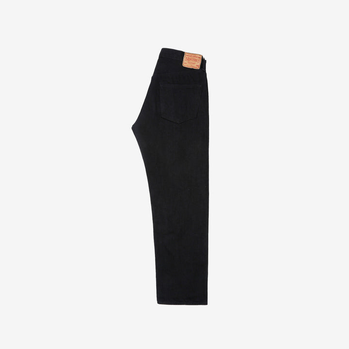 boncoura kurogane xx 15oz selvedge denim regular straight fit black