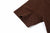 Boncoura High Density Heavyweight Pocket T-Shirt Made in Japan Brown Sleeve