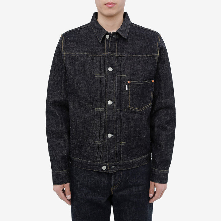 Omoto Denim 3111 15.5oz slub nep selvedge Type 1 denim jacket Japan wear image front