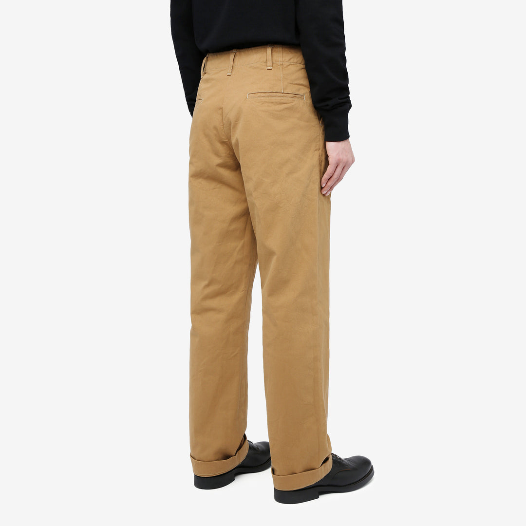 Deluxeware 946A mil-spec chino trousers khaki made in Japan military chinos