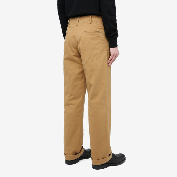 Deluxeware 946A mil-spec chino trousers khaki made in Japan military chinos