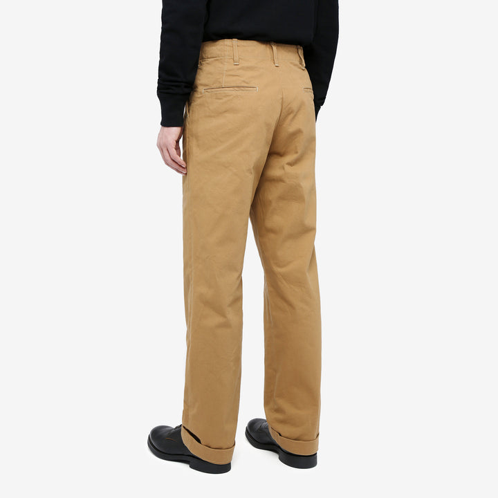 Deluxeware 946A mil-spec chino trousers khaki made in Japan military chinos