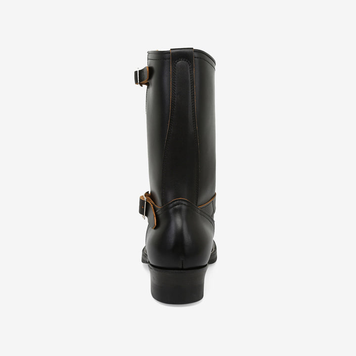 attractions biltbuck lot 269 engineer boots heavy weight kipskin leather black