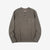 UES 662531 single rib knit long sleeve henley neck T-shirt made in Japan slub cotton taupe