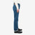Pure Blue Japan GRE-003 greencast indigo selvedge denim regular straight jeans Made in Japan wear image side