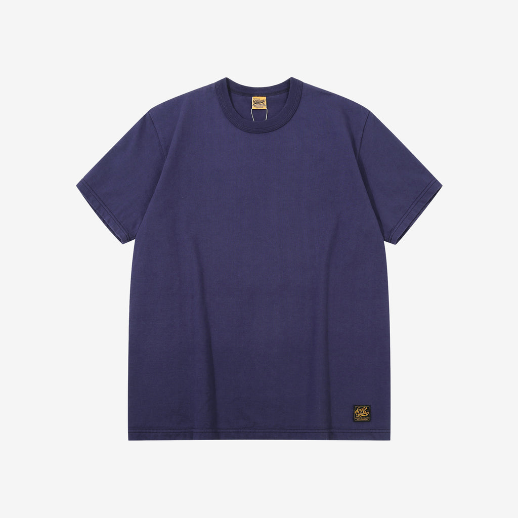 Deluxeware SDTS-00 10.5oz loopwheeled T-shirt made in Japan heavyweight crew neck purple