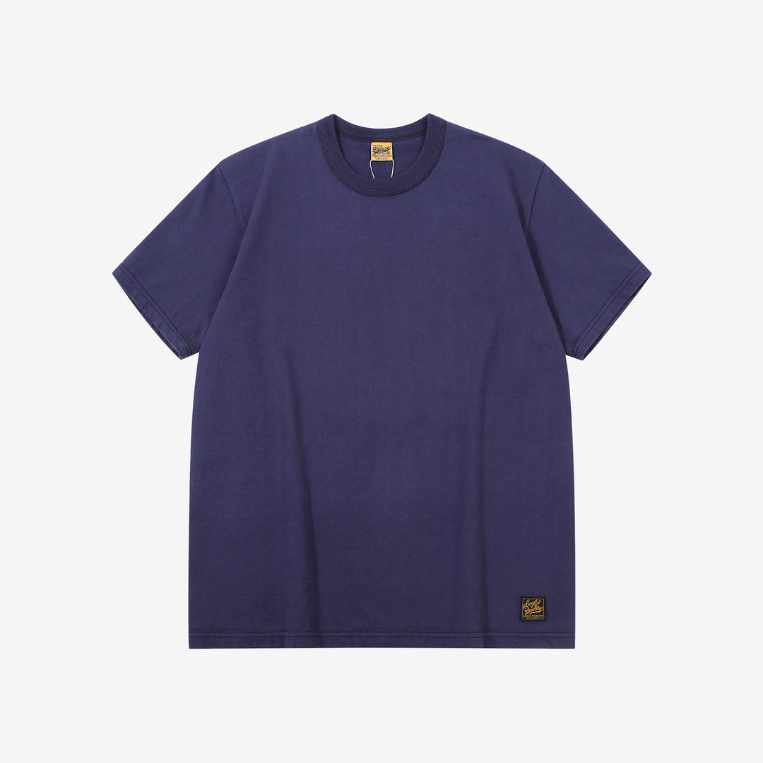 Deluxeware SDTS-00 10.5oz loopwheeled T-shirt made in Japan heavyweight crew neck purple