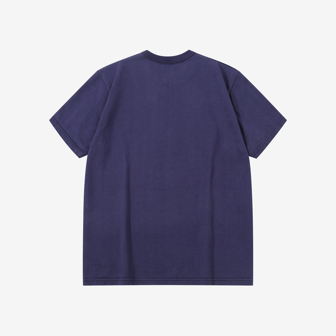 Deluxeware SDTS-00 10.5oz loopwheeled T-shirt made in Japan heavyweight crew neck purple