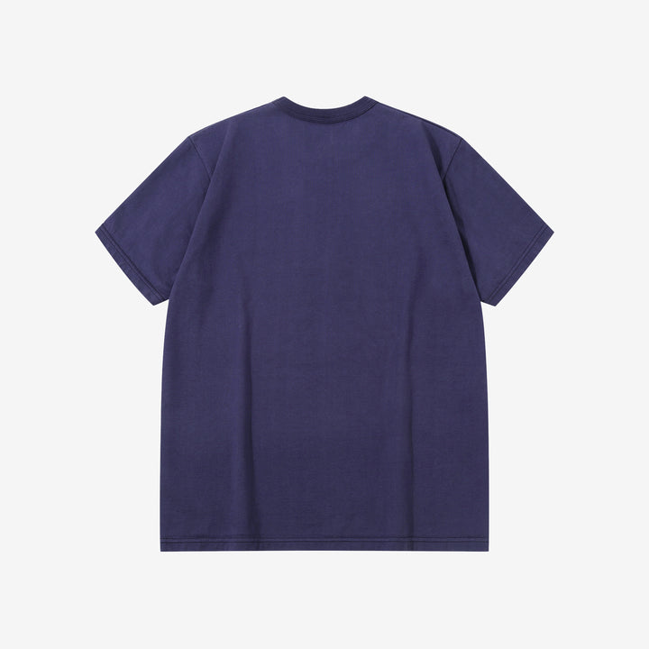 Deluxeware SDTS-00 10.5oz loopwheeled T-shirt made in Japan heavyweight crew neck purple