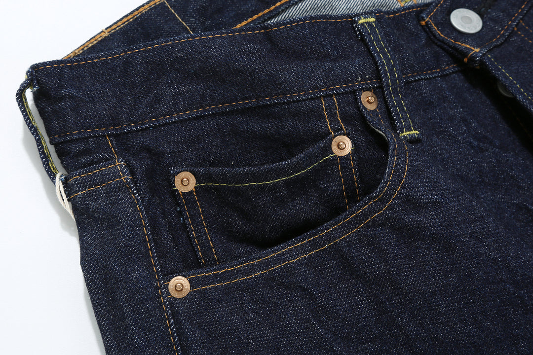 Boncoura 66 15oz Selvedge Indigo Denim - Modern Straight Fit