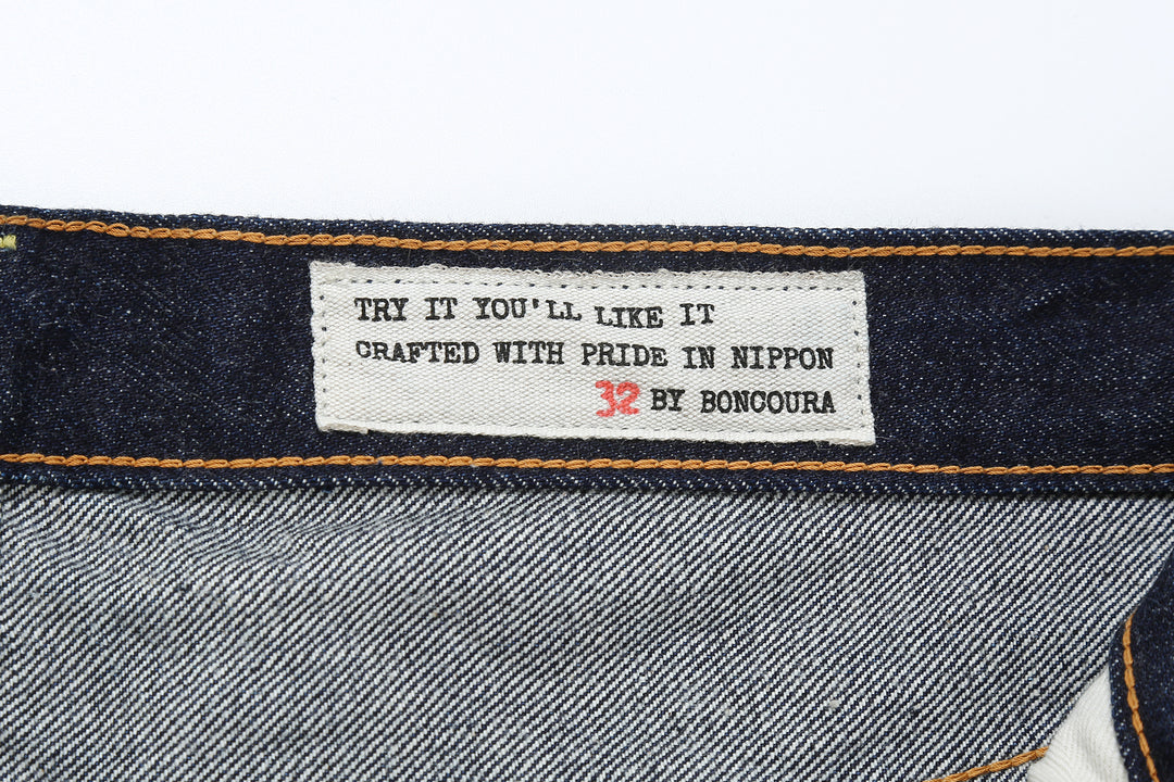 Boncoura 66 15oz Selvedge Indigo Denim - Modern Straight Fit