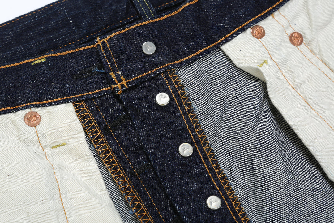 Boncoura 66 15oz Selvedge Indigo Denim - Modern Straight Fit