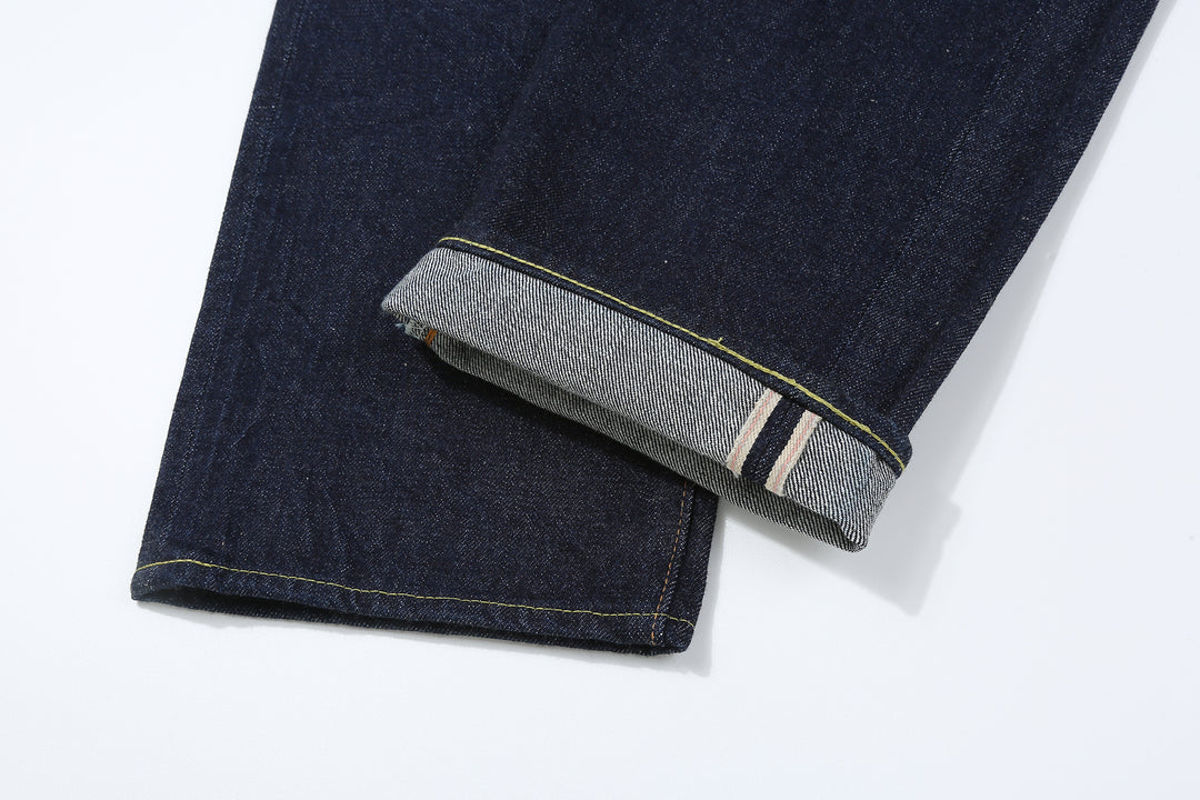 Boncoura 66 15oz Selvedge Indigo Denim - Modern Straight Fit