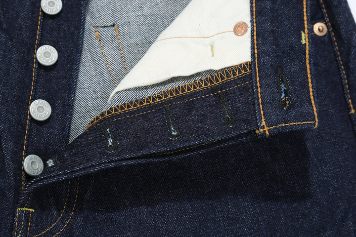 Boncoura 66 15oz Selvedge Indigo Denim - Modern Straight Fit